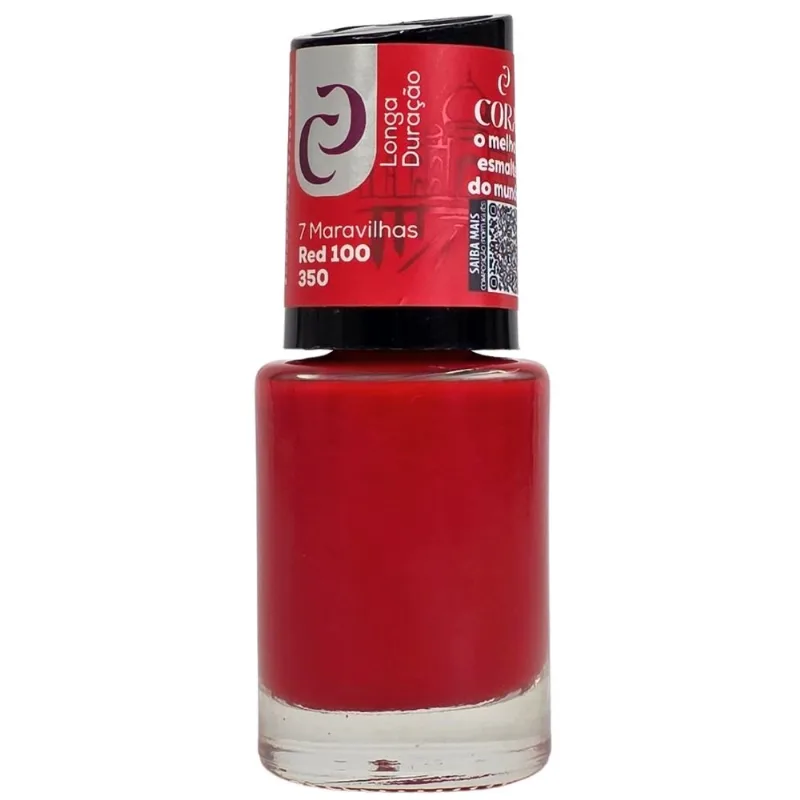 Esmalte Cora 7 Maravilhas Red 100 N° 350 10ml