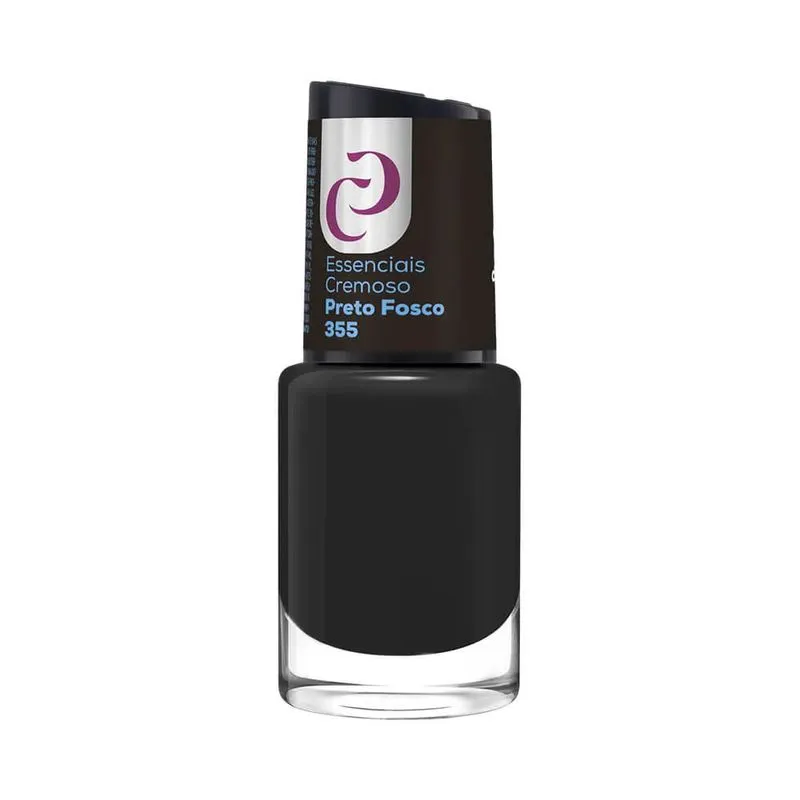 Esmalte Cora Essenciais Cremoso Preto Fosco Esm Cora 10ml Cremoso Preto Fosco