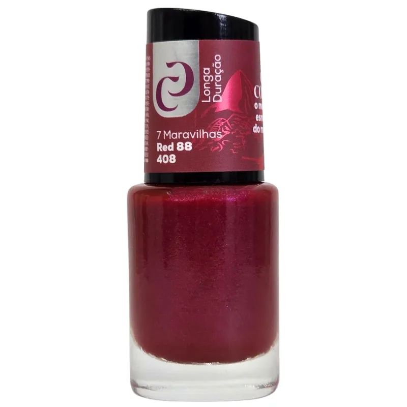 Esmalte Cora 7 Maravilhas Red 88 N°408 10ml