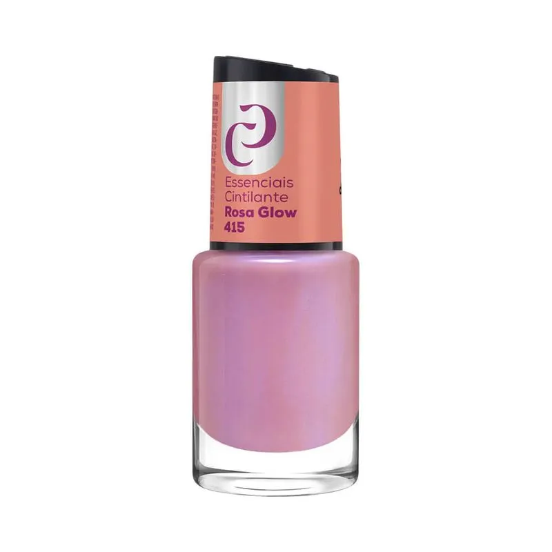 Esmalte Cora Essenciais Cintilante Rosa Glow Esm Cora 10ml Cintilante Rosa Glow