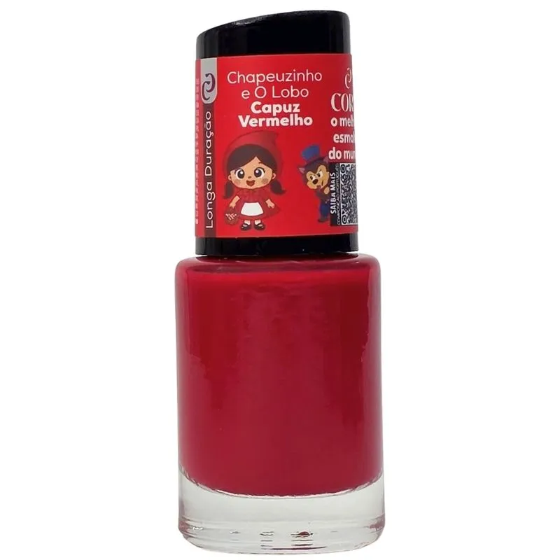 Esmalte Capuz Vermelho N° 583 Chapeuzinho E O Lobo Cora 10Ml