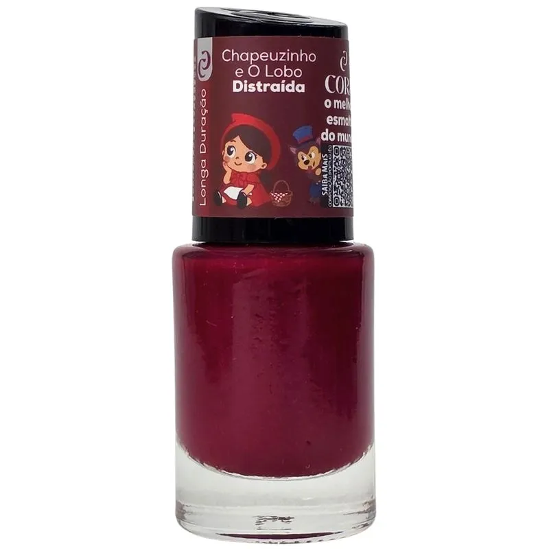 Esmalte Distraída N° 585 Chapeuzinho E O Lobo Cora 10Ml