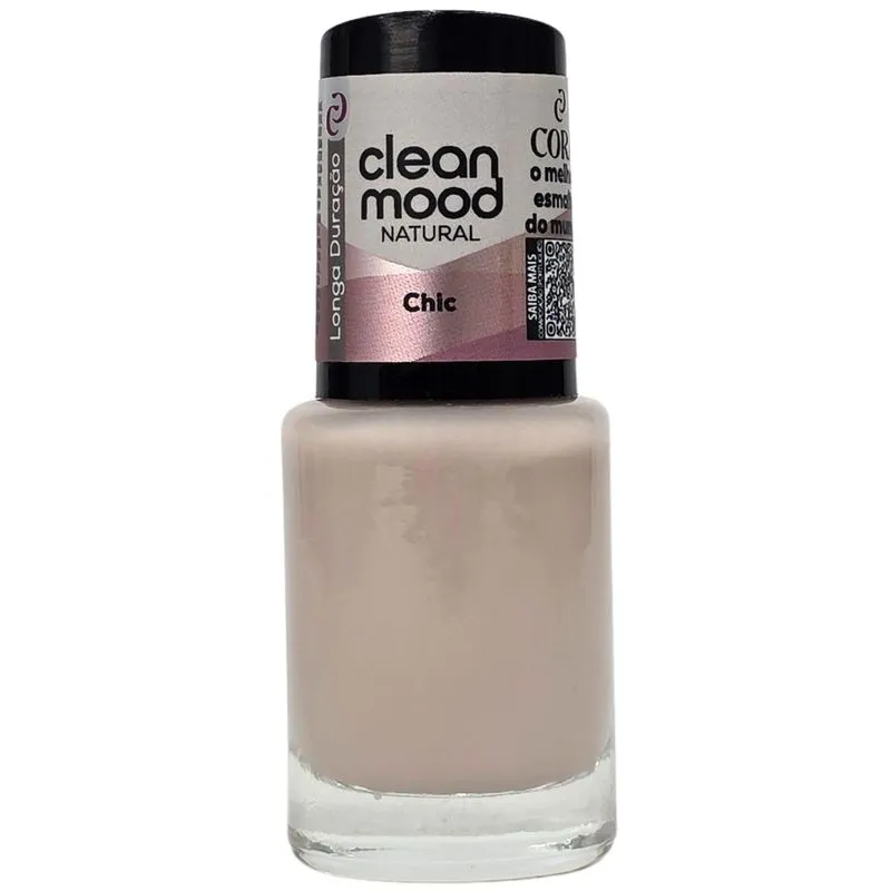 Esmalte Natural Chic N° 597 Clean Mood Cora 10ml
