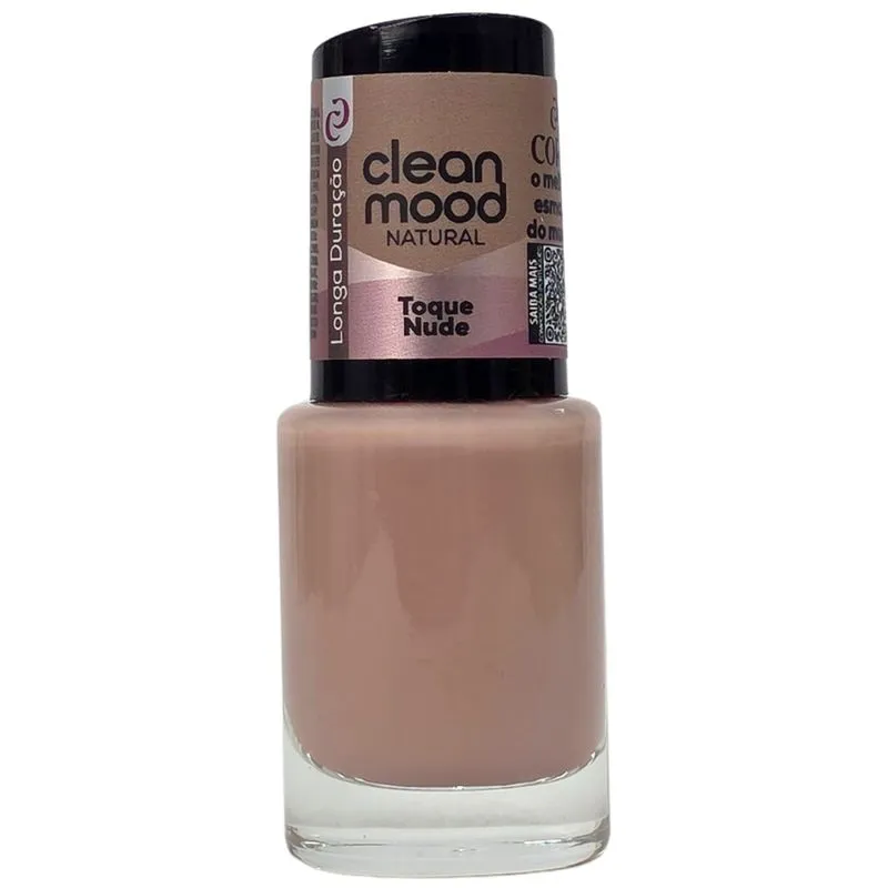 Esmalte Natural Toque Nude N° 599 Clean Mood Cora 10ml