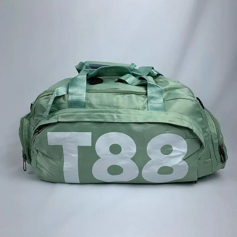 Bolsa Mala Esportiva Mochila Costa Transversal Fitness Treino Futebol Academia Viagem Impermeável verdeclaro