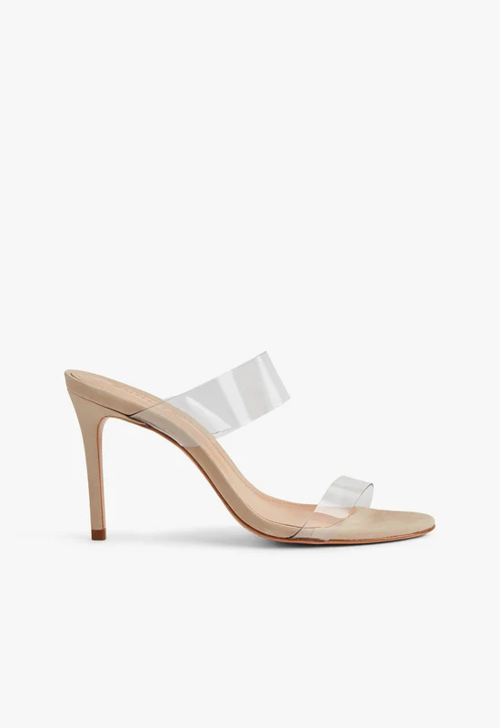 Ariella Suede Sandal 5 / Oyster / Vinyl