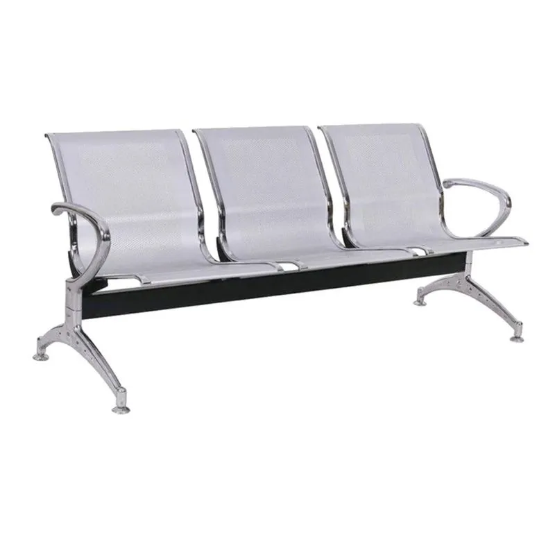 Longarina aeroporto com 03 Lugares - Cor Cromado - ordesign - 33108.