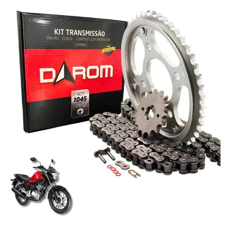 KIT RELACAO CG TITAN 160 15/ DAROM COM RETENTOR