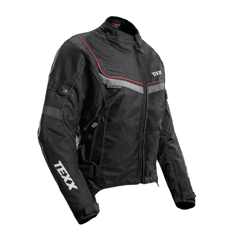 Jaqueta Texx New Strike V2 Ld Feminina Preta E Vermelha 6Xl