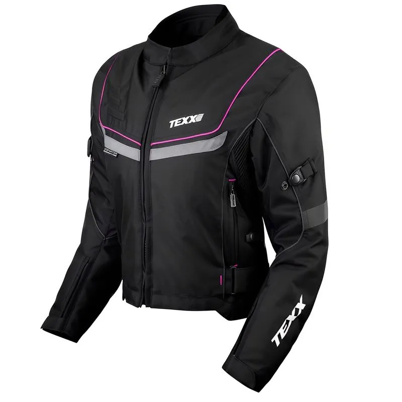 Jaqueta Texx New Strike V2 Feminina Preta Rosa