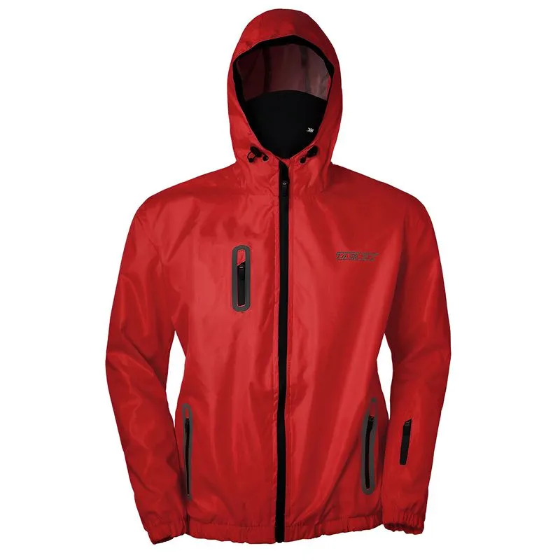 Jaqueta Texx Corta Vento V2 Neon Vermelha