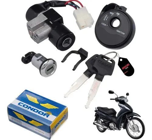 CHAVE IGNICAO BIZ 110 I 16/17 (KIT CONJUNTO TRAVAS) CONDOR
