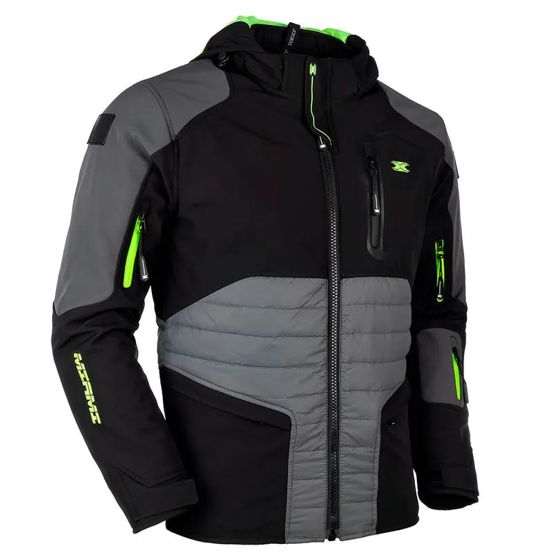 Jaqueta Texx Miami Cinza Preto Verde