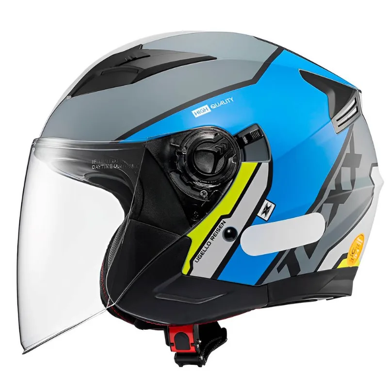 Capacete Texx Ugello Reisen Azul Verde Branco 56