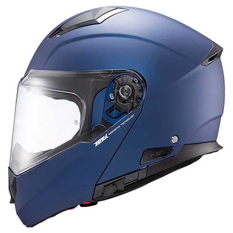 Capacete Escamoteável Texx Kratos Solido Capacete Texx Kratos Sólido Azul Fosco 60