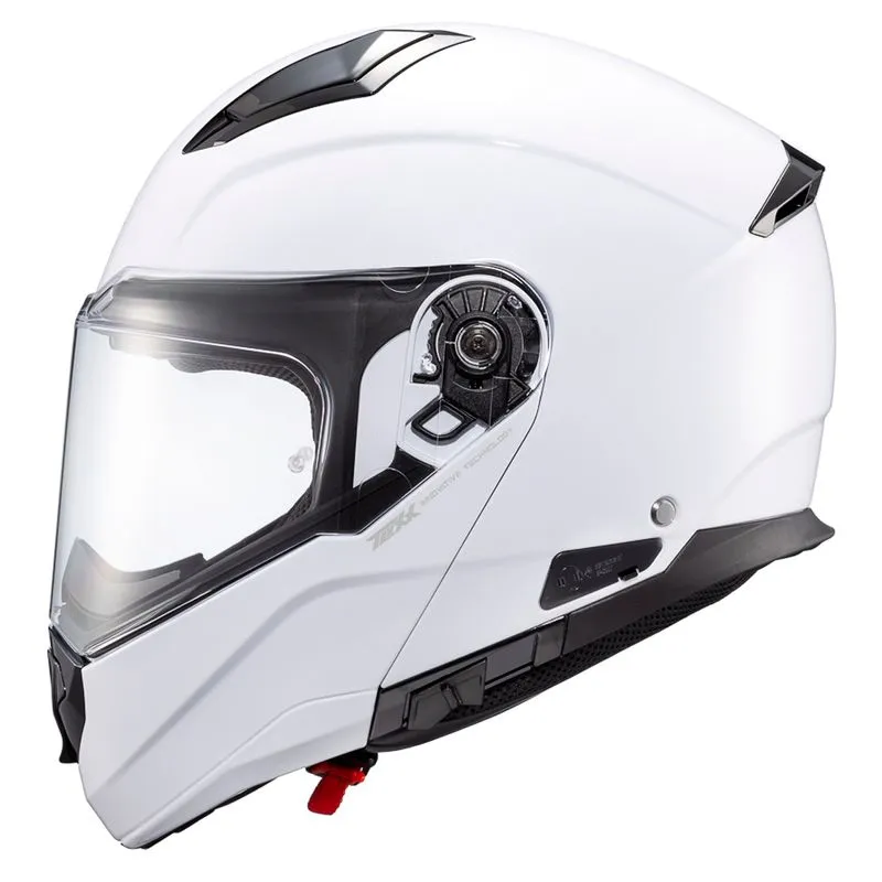 Capacete Escamoteável Texx Kratos Solido Capacete Texx Kratos Sólido Branco Brilhante 58