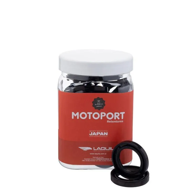 Retentor Roda Traseira Cg 125 Motoport Compatível com Diversos Modelos 1 Pote com 40 Unidades