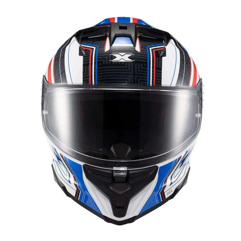 Capacete Texx Fecha Kaiman Flag Usa Bril 58 - Tlife Racing