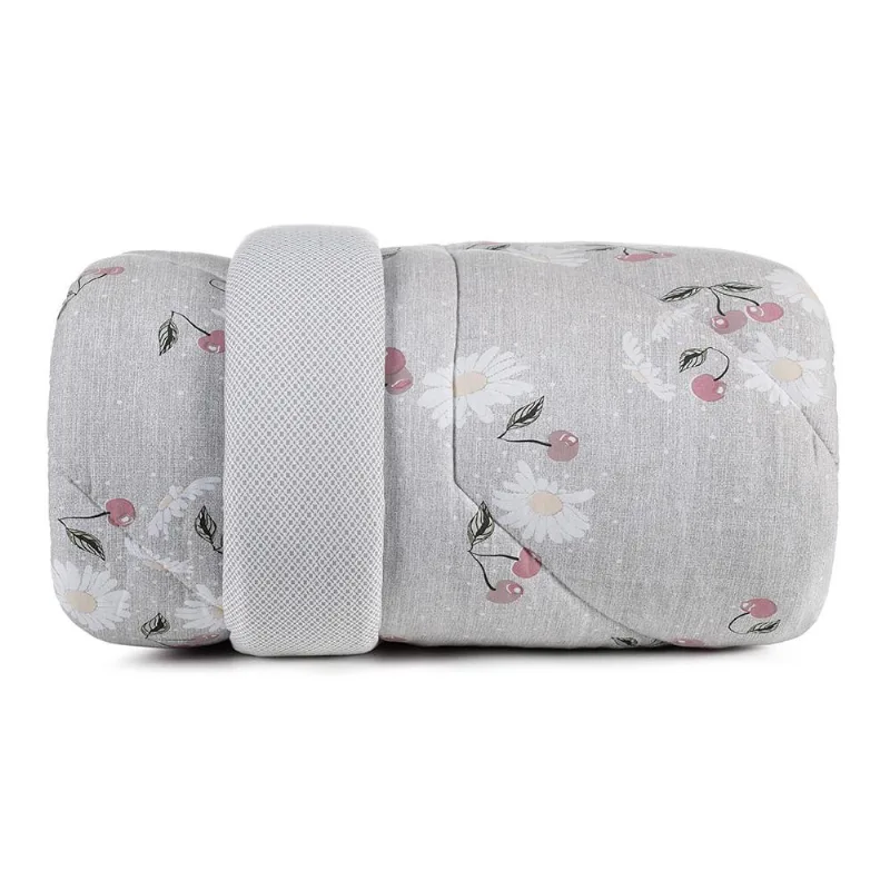 Edredom King Altenburg Malha Fio Penteado Cerise