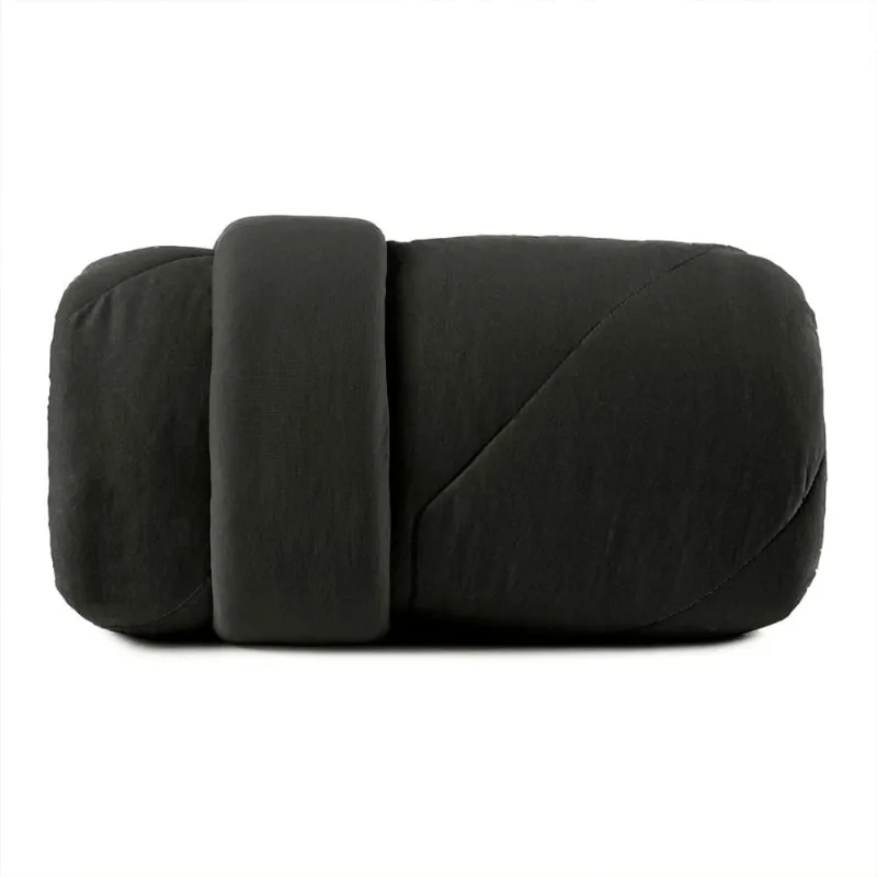 Edredom King Altenburg Malha Fio Penteado Preto Primitivo