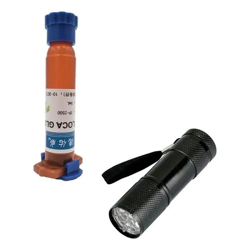 Cola Uv Loca 5ml Tp-2500 Transparente Líquida + Lanterna Uv