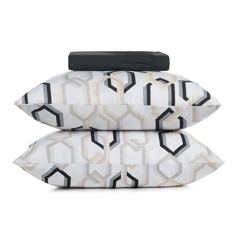 Jogo de Cama Queen 3 Peças Altenburg Malha Fio Penteado Lins