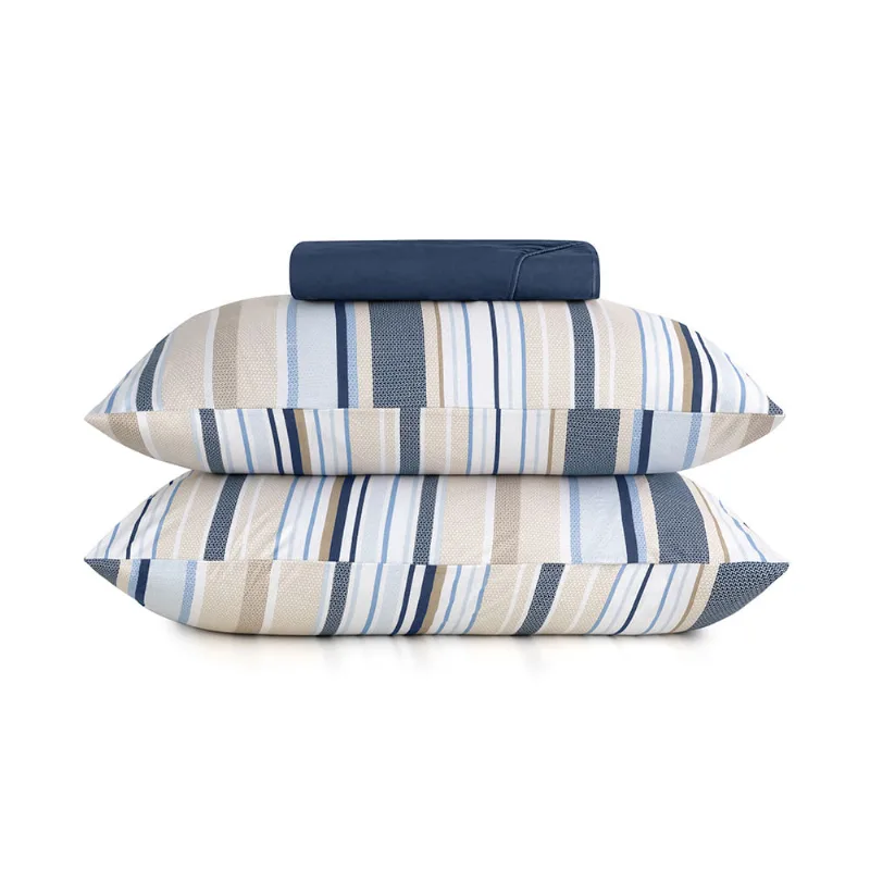 Jogo de Cama King 3 Peças Altenburg Malha Fio Penteado Horizons