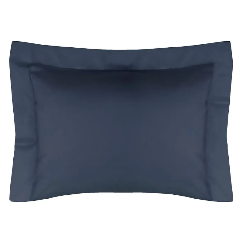 Fronha Body Pillow Altenburg Percal 180 Fios Azul Delave