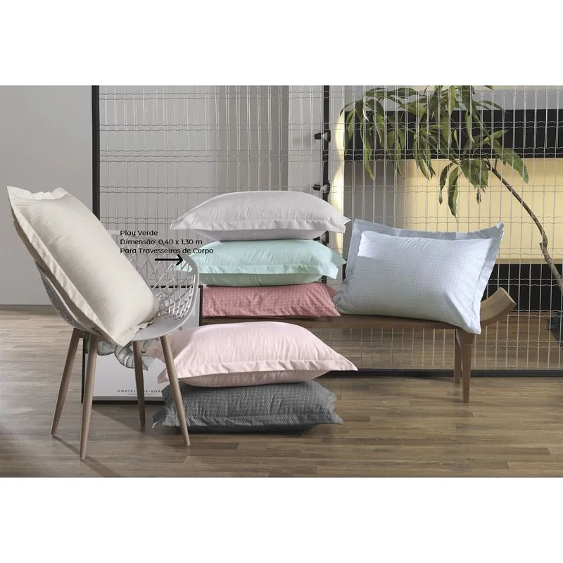 Fronha Travesseiro De Corpo All Design Play Verde Altenburg
