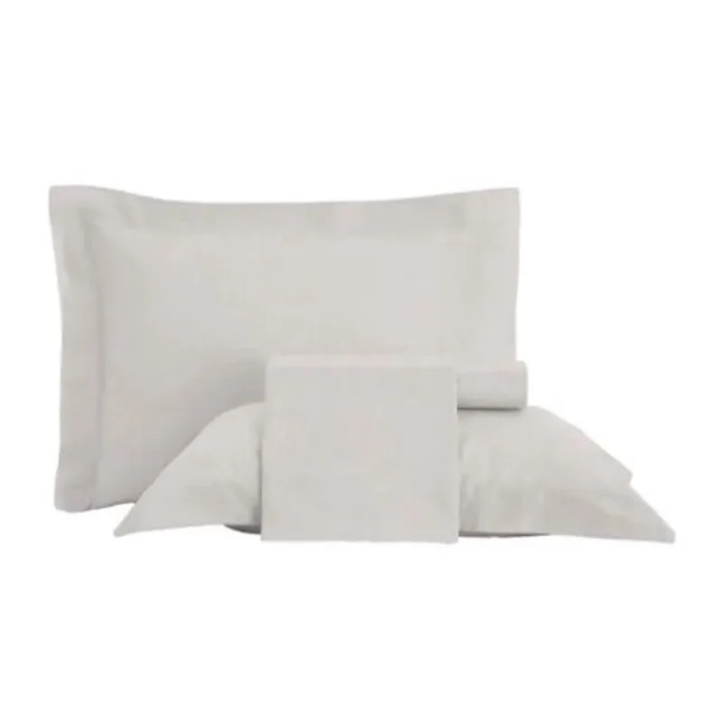 Jogo de Cama Casal 300 Fios Cetim Sublime - Greige