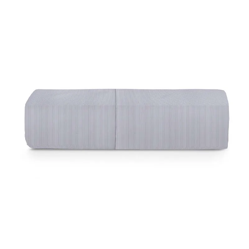 Lençol Superior Queen Altenburg Percal 180 Fios Neutral Azul - Altenburg
