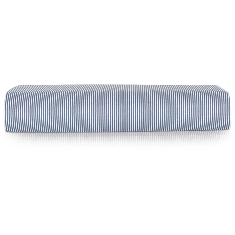 Lençol Superior King Altenburg Percal 180 Fios Neutral Azul - Altenburg