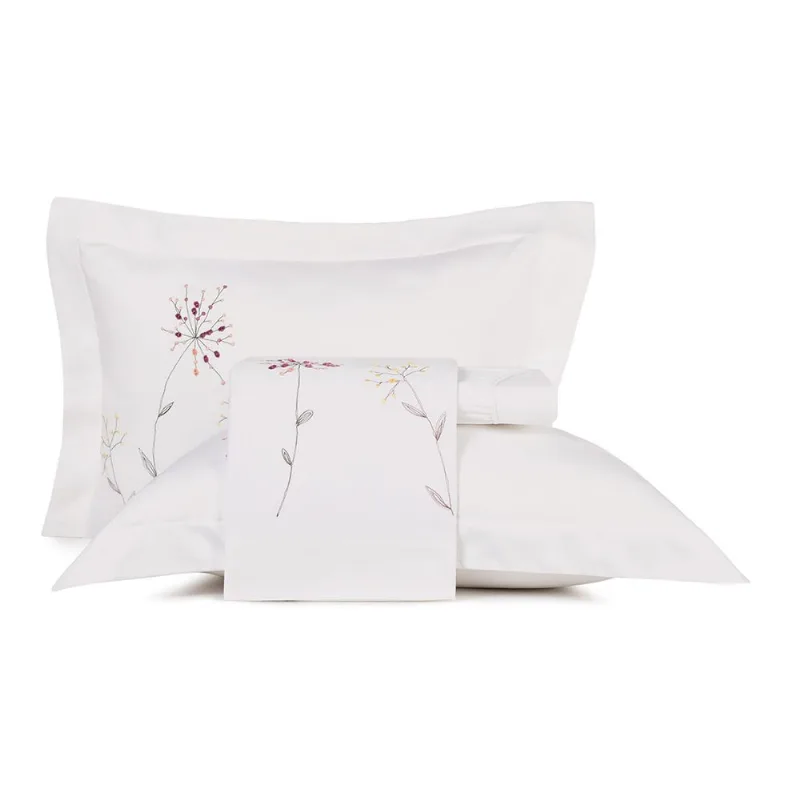 Jogo de Cama Queen Altenburg Bordados em Cetim 300 Fios Anise - Altenburg