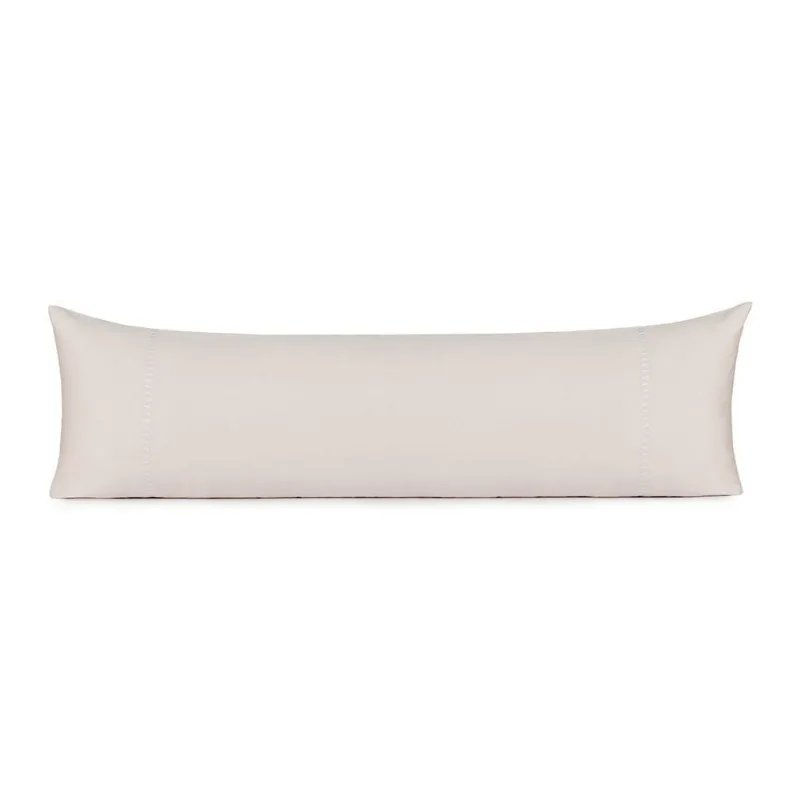 Fronha Body Pillow Altenburg Bordados em Cetim 300 Fios Cerclê Branco