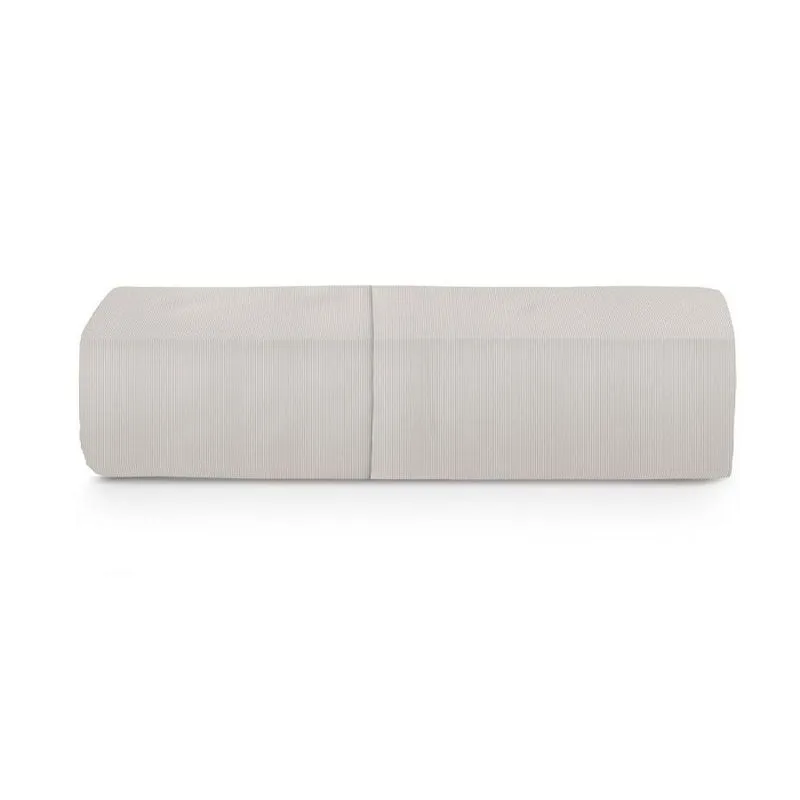 Lençol Superior Casal Altenburg Percal 180 Fios Neutral Cinza
