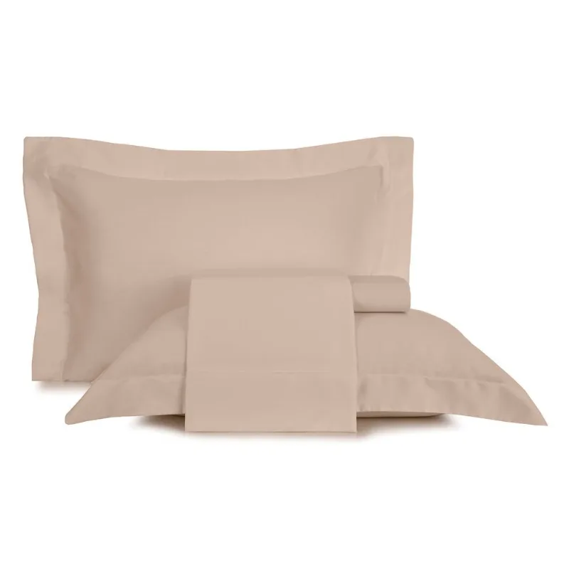 Jogo de Cama Casal 300 Fios Cetim Sublime Lift Marrom