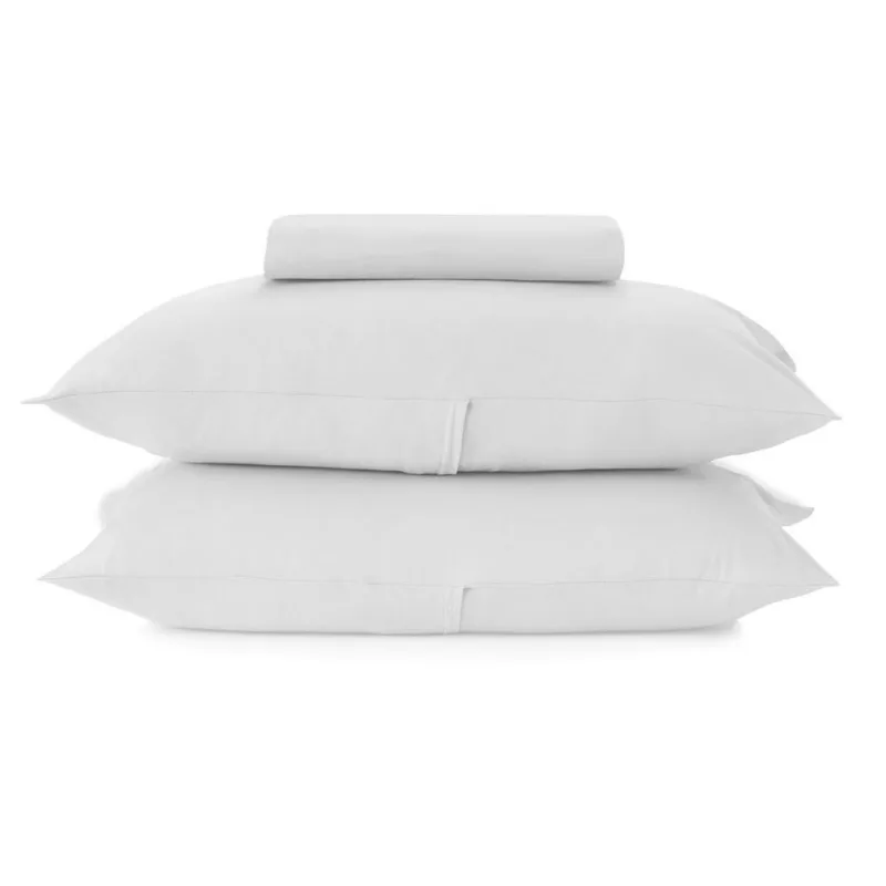 Jogo Cama Solteirão 2 Pcs Malha Fio Penteado Altenburg Branco