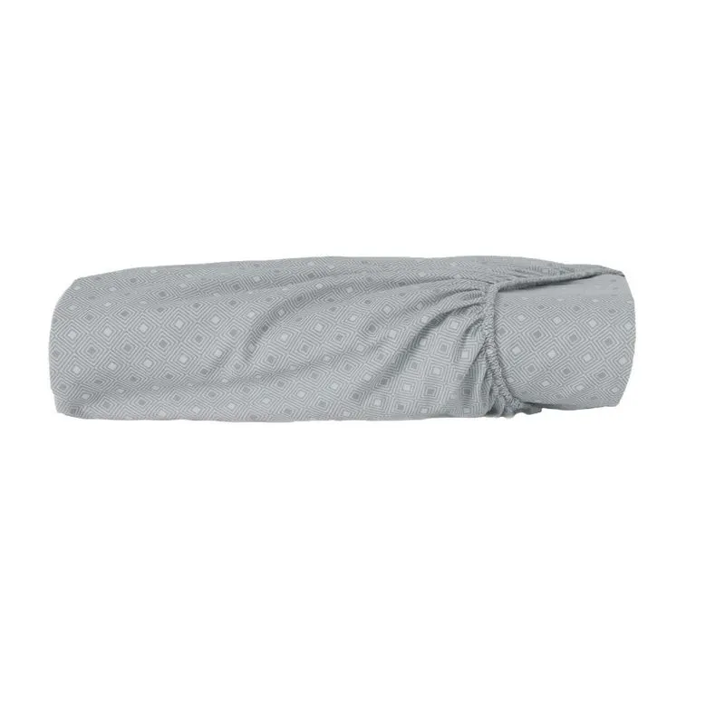 Lençol com Elástico Casal Altenburg Toque Acetinado Play Cinza