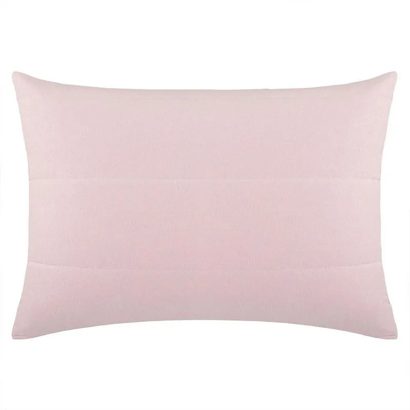 Porta Travesseiro Altenburg Malha Fio Penteado 100% Algodão Rosa