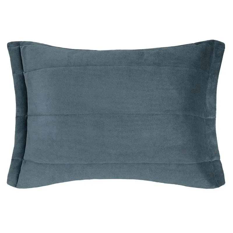 Porta Travesseiro Altenburg Blend Malha 50cm x 70cm Azul
