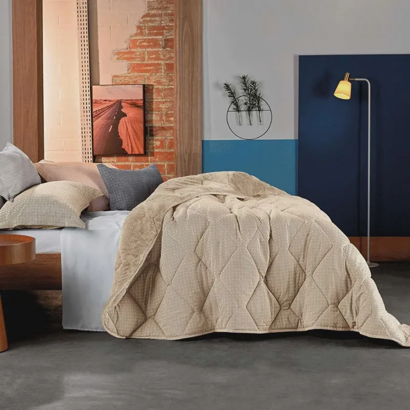 Edredom King Sherpa Altenburg Blend Play Dune
