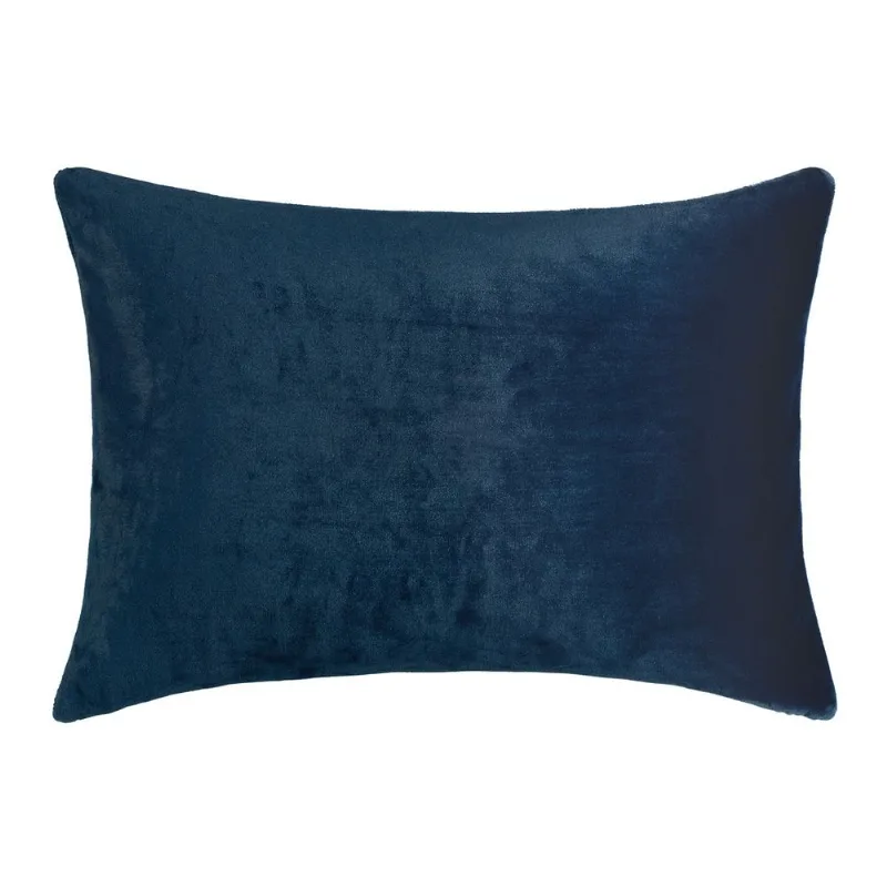 Porta Travesseiro Altenburg Blend Luxo Velvet 50cm x 70cm Azul