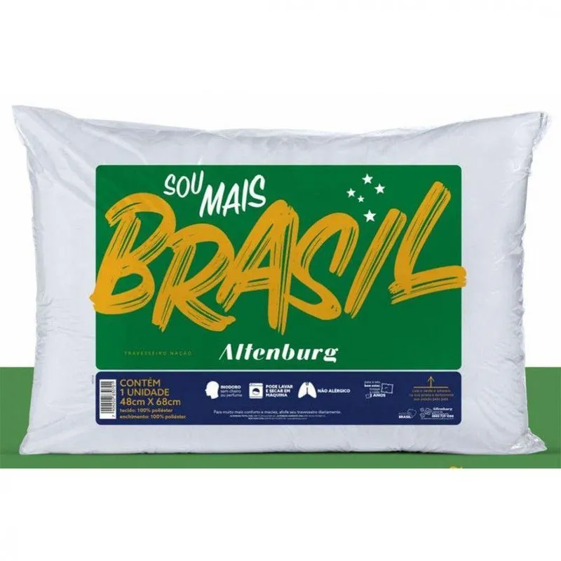 Travesseiro Altenburg Nação 48X68 Branco
