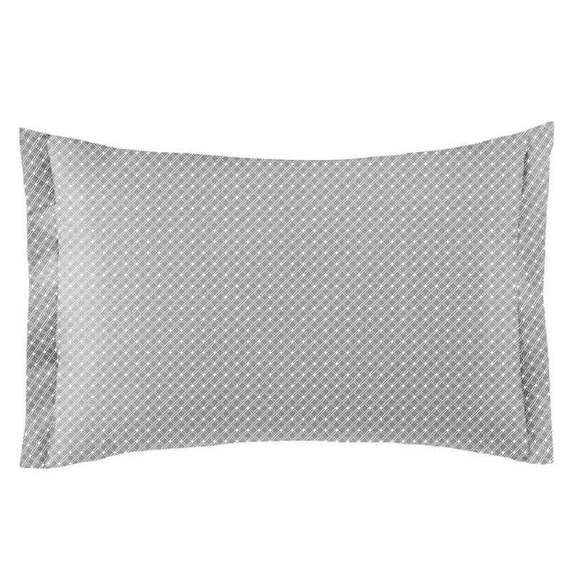 Fronha Altenburg Toque Acetinado 35x50 Slim Cinza