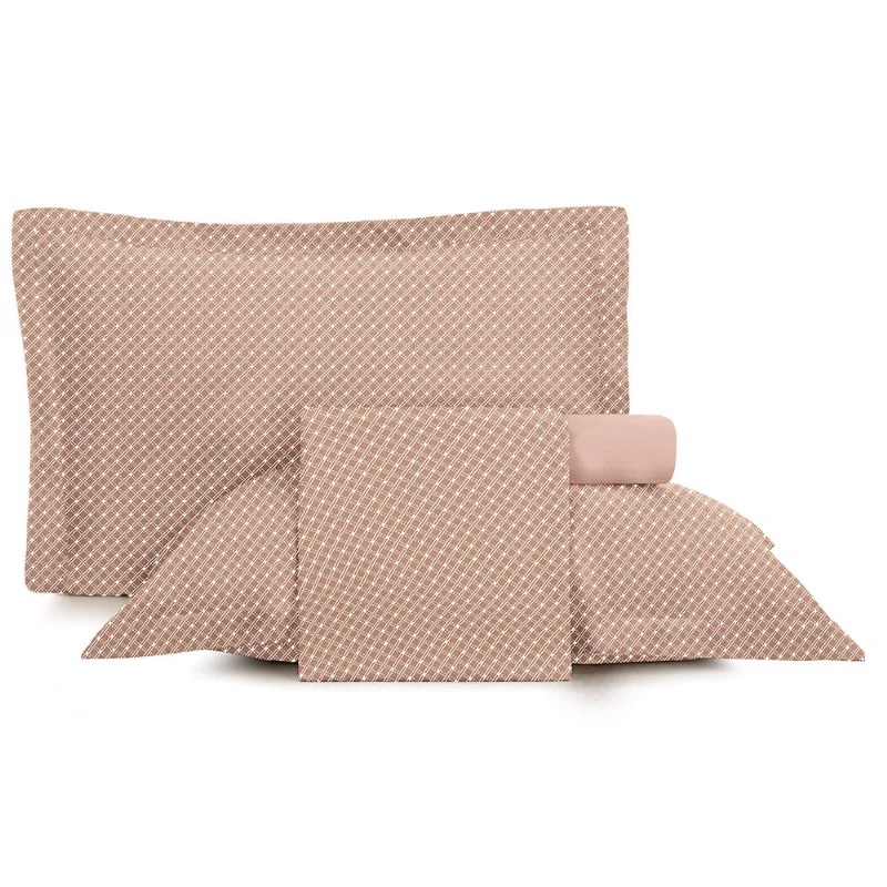 Jogo de Cama Queen 4 peças Altenburg Toque Acetinado Slim Lotus