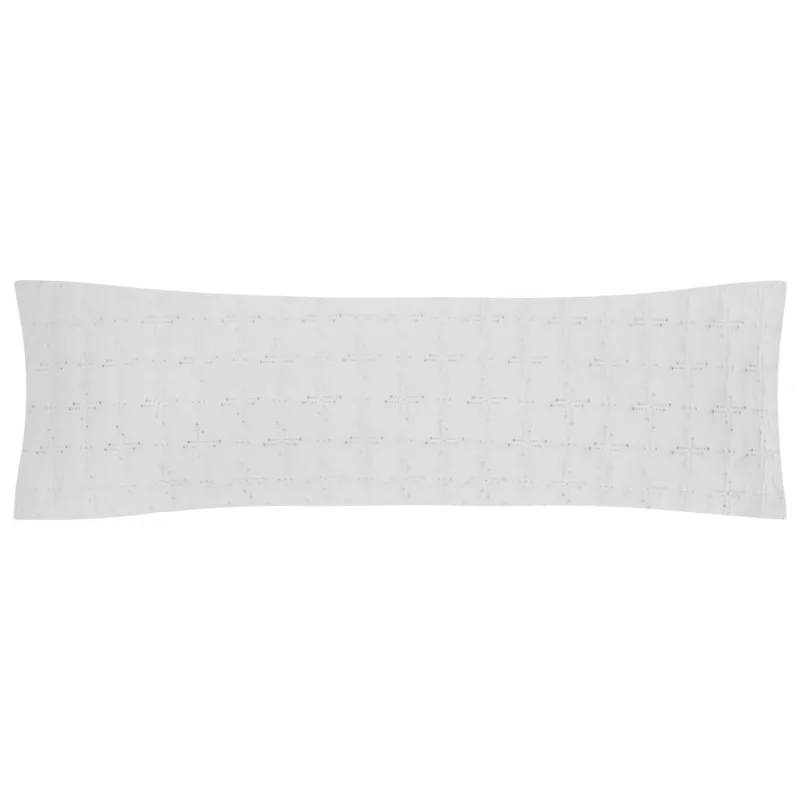 Porta Travesseiro Body Pillow Altenburg Toque Acetinado Ultrawave Summer Branco