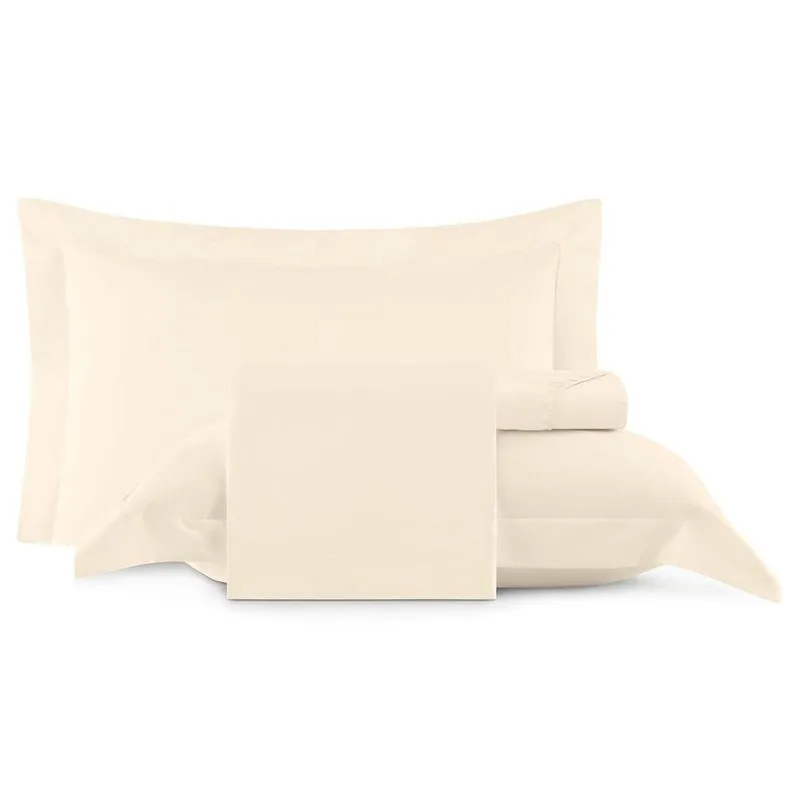 Jogo de Cama Casal 4 Peças Altenburg Toque Acetinado Four Season Bege