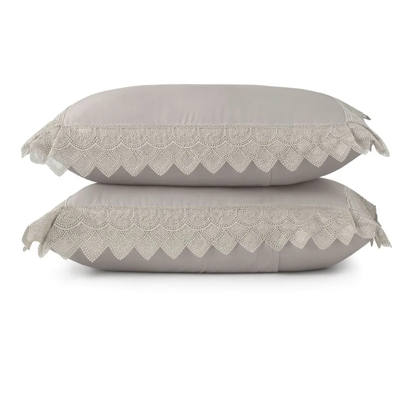 Jogo de Fronhas Altenburg Bordados em Cetim 300 Fios Ballerina 50cm x 70cm - Altenburg