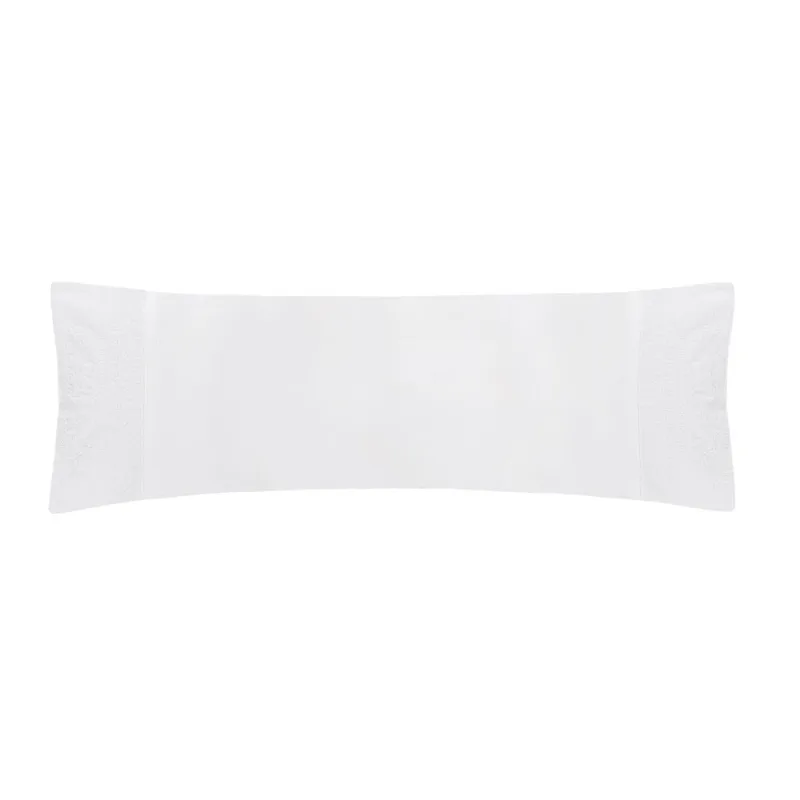 Fronha Body Pillow Altenburg Bordados em Cetim 300 Fios Soul Art 40cm x 130cm