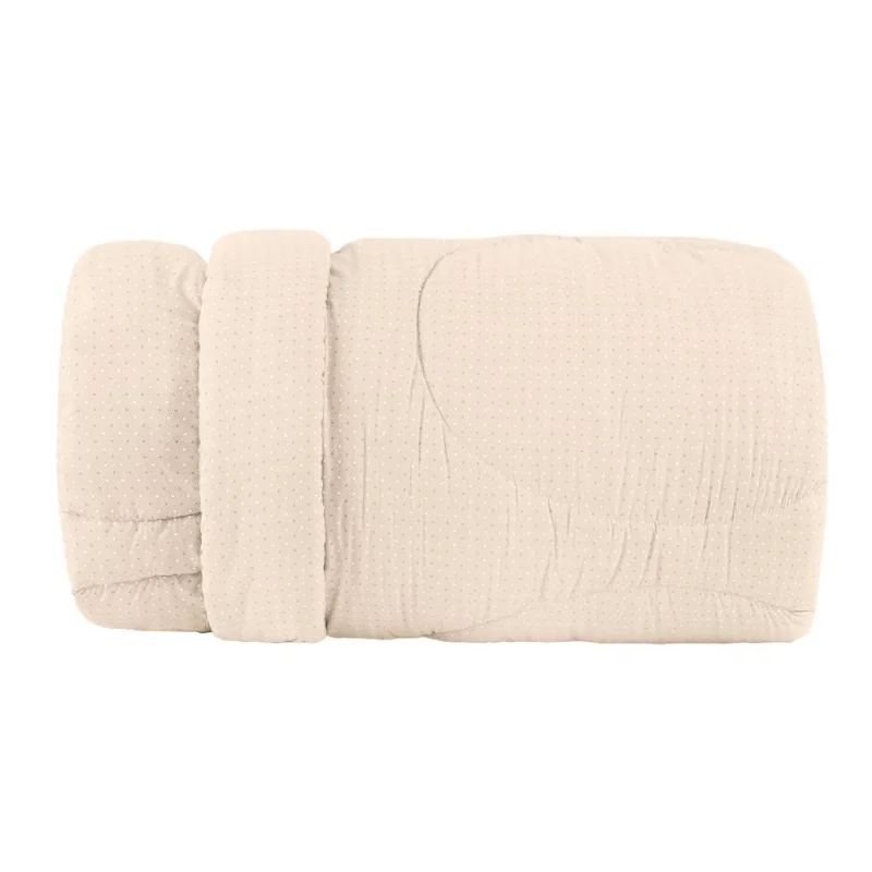 Edredom Queen Altenburg Toque Acetinado Play Almond
